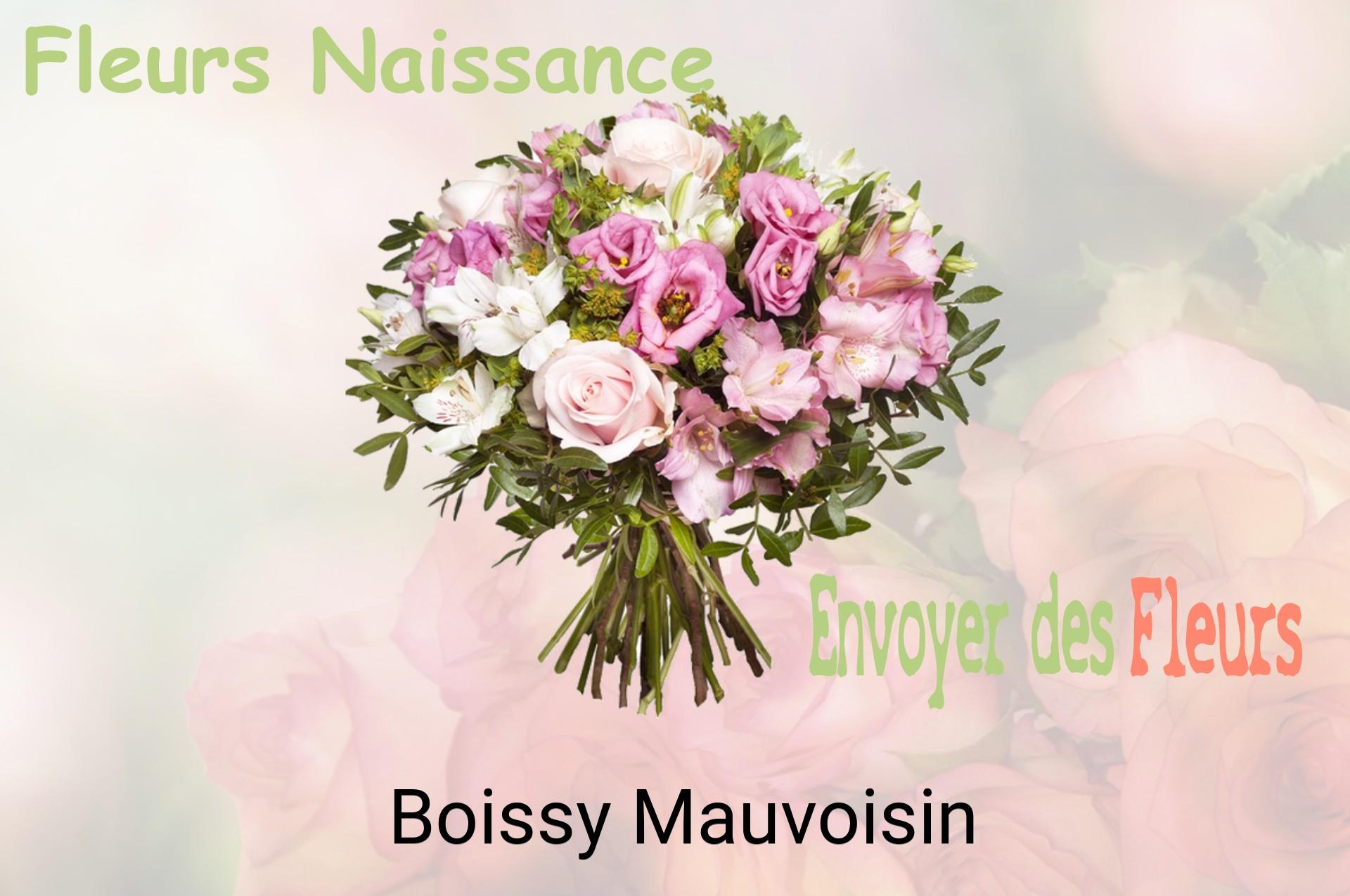 Bouquet de fleurs de naissance livré à Boissy-Mauvoisin