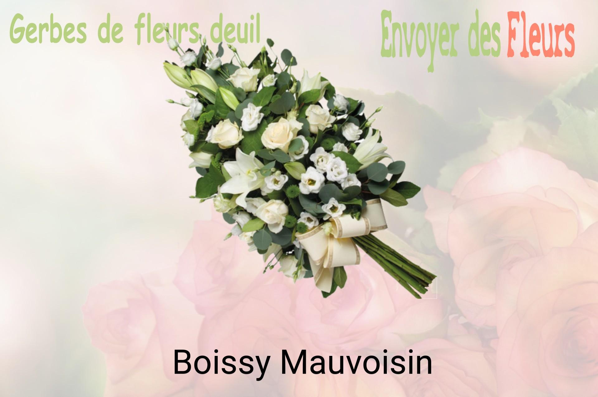 Gerbe de fleurs de deuil livrée à Boissy-Mauvoisin